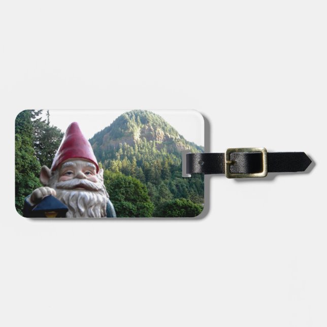 Mountain Gnome Luggage Tag (Front Horizontal)