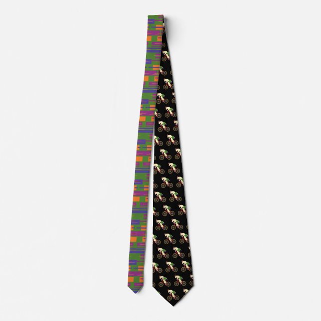 Mountain GOAT Biking Tie (Back)