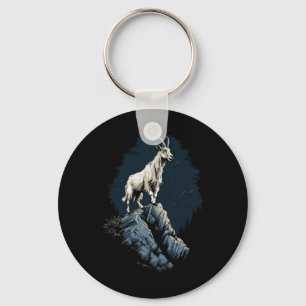 Mountain Goat Climbing Animal Mountaineering _2 Key Ring