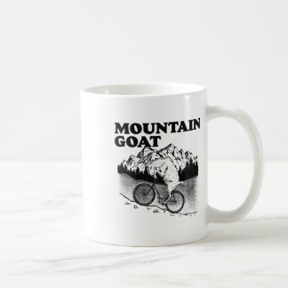 Mountain Goat Funny Mountain Biking Goat Biker Vin Coffee Mug