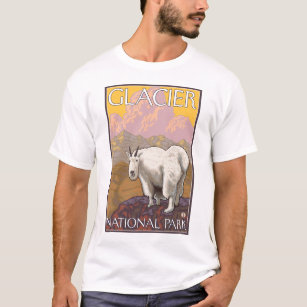 Mountain Goat - Glacier National Park, MT T-Shirt