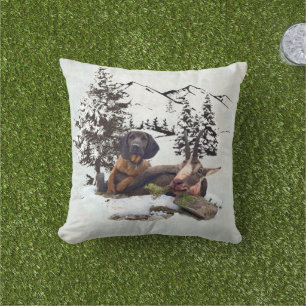 Mountain goat hunting adventure cushion