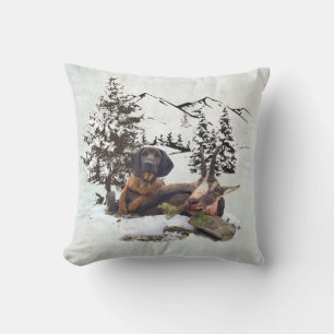 Mountain goat hunting adventure cushion