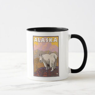 Mountain Goat- Vintage Travel Poster Mug