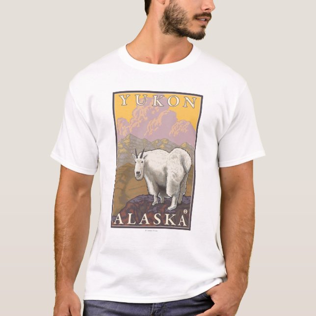 Mountain Goat - Yukon, Alaska T-Shirt (Front)