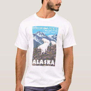 Mountain Goats Scene - Fairbanks, Alaska T-Shirt