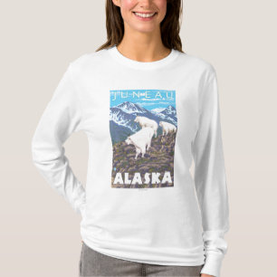 Mountain Goats Scene - Juneau, Alaska T-Shirt
