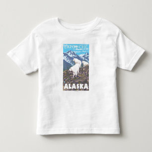 Mountain Goats Scene - Latouche, Alaska Toddler T-Shirt