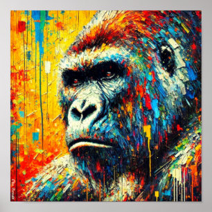 MOUNTAIN GORILLA 6 POSTER