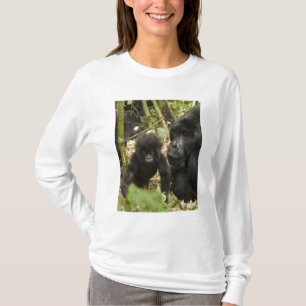 Mountain Gorilla, adult with young T-Shirt