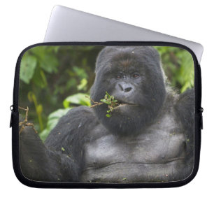 Mountain Gorilla and Silverback Laptop Sleeve