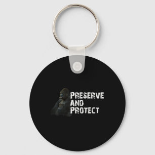 Mountain Gorilla Environmental Protection Conserva Key Ring