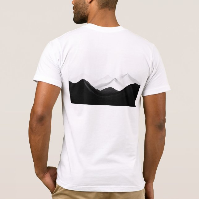 Mountain graphic t-shirt, perfect for nature lover T-Shirt (Back)