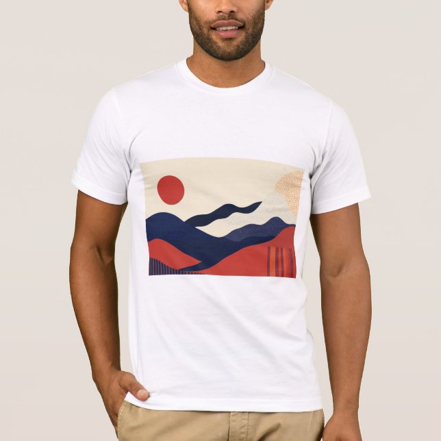 Mountain graphic t-shirt, perfect for nature lover T-Shirt (Front)