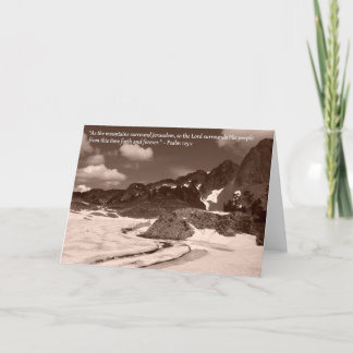Mountain greeting card