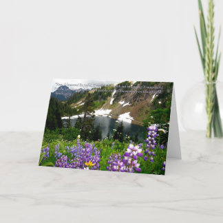 Mountain greeting card