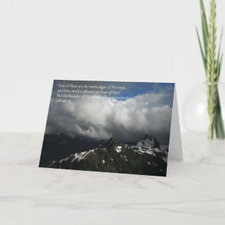 Mountain greeting card