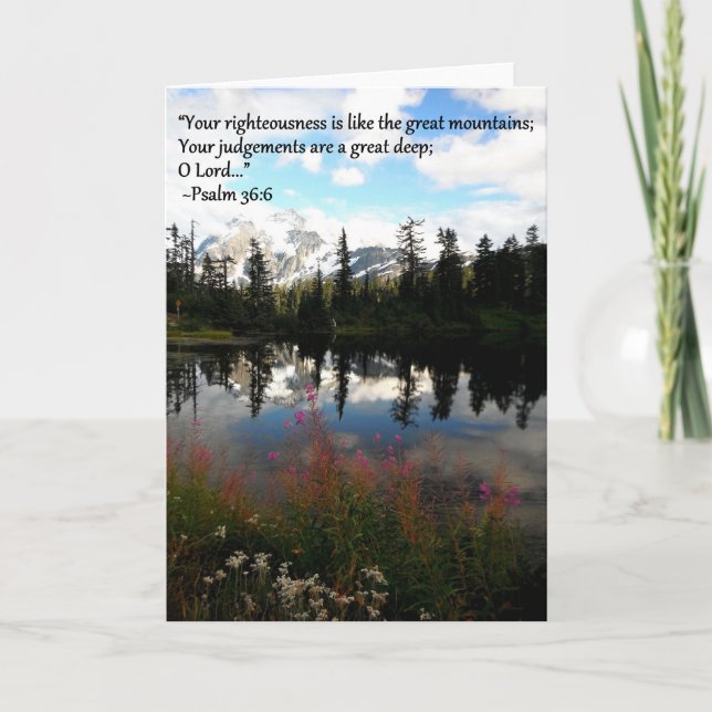 Mountain greeting card (Front)