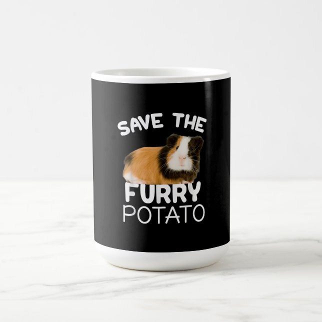 Mountain Guinea Pig - Save Furry Potato Coffee Mug (Center)