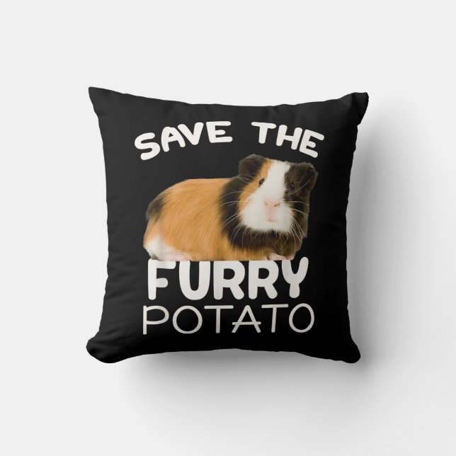 Mountain Guinea Pig - Save Furry Potato Cushion (Front)
