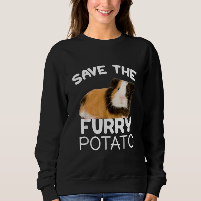 Mountain Guinea Pig - Save Furry Potato Sweatshirt (Front)