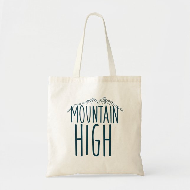 Mountain High Tote Bag (Front)