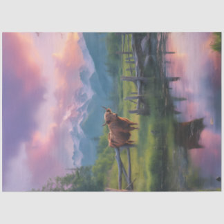 Mountain Highland Tissue Paper