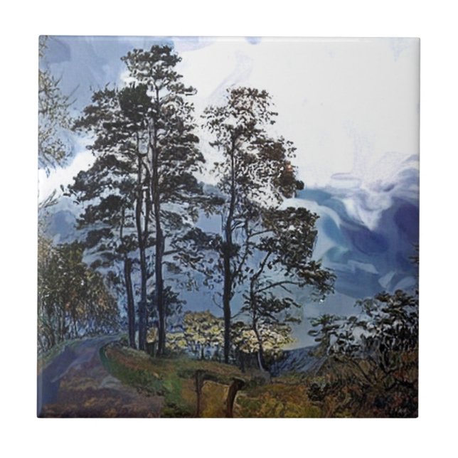 MOUNTAIN HIKE CERAMIC TILE (Front)