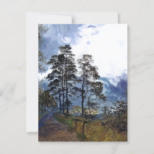 MOUNTAIN HIKE POSTCARD