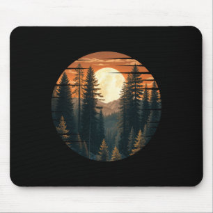 Mountain Hiking Climbing Outdoor Nature Forest Men Mouse Pad