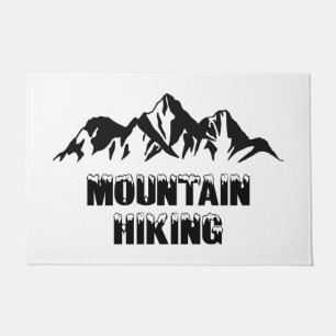 Mountain hiking doormat