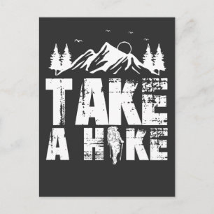 Mountain Hiking Enthusiast Outdoor Nature Lover Postcard