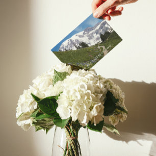 Mountain Hiking Trail Get Well Card