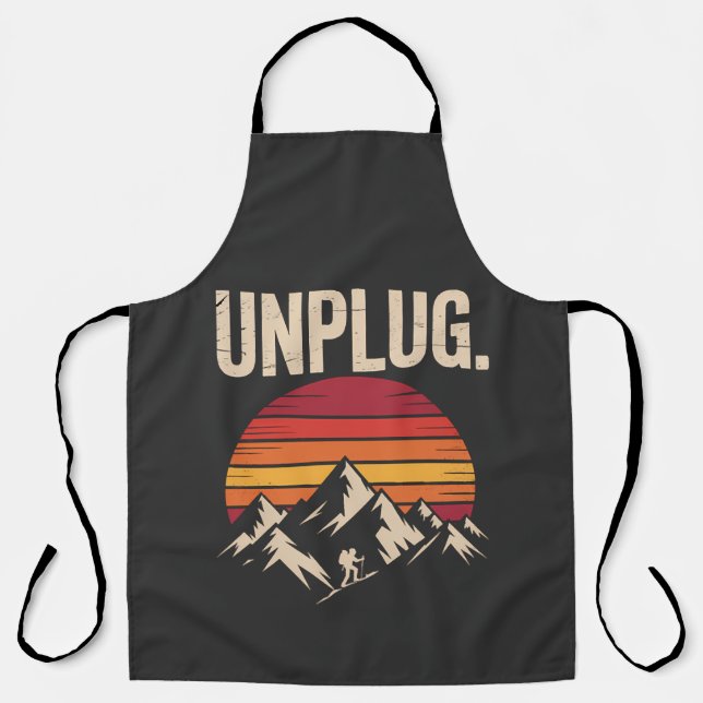 Mountain Hiking Unplug Apron (Front)
