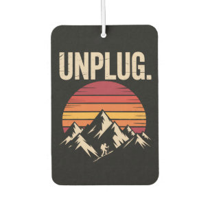 Mountain Hiking Unplug Car Air Freshener