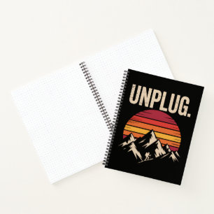 Mountain Hiking Unplug Notebook