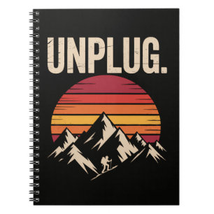 Mountain Hiking Unplug Notebook