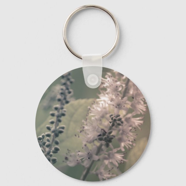 Mountain Holly Button Keychain (Front)