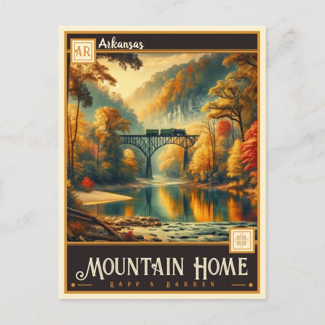Mountain Home, Arkansas | Vintage Postcard (Front)