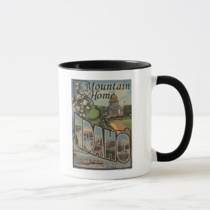 Mountain Home, Idaho - Large Letter Scenes Mug
