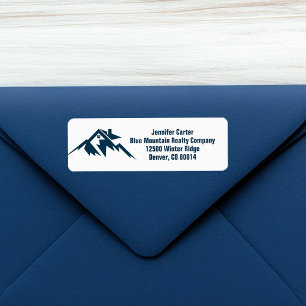 Mountain House Real Estate Company Return Address Label