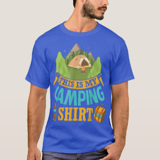 Mountain House Tree Bag Campfire Camper This Is My T-Shirt