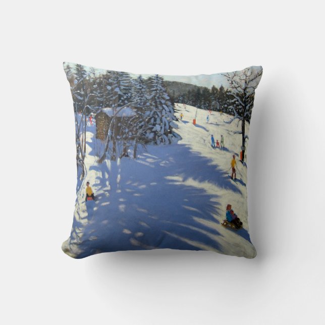 Mountain hut Morzine Cushion (Front)