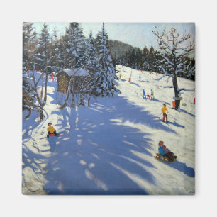 Mountain hut Morzine Magnet