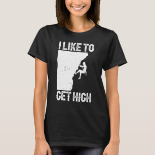 Mountain Indoor Bouldering Rock Climbing For Men W T-Shirt