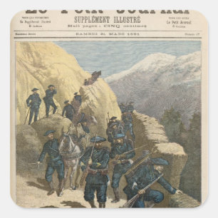 Mountain Infantrymen Square Sticker