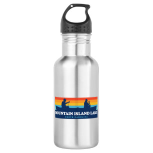 Mountain Island Lake North Carolina Canoe 532 Ml Water Bottle