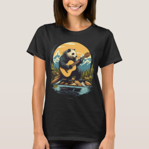 Mountain Lake Acoustic Guitar Skunk T-Shirt