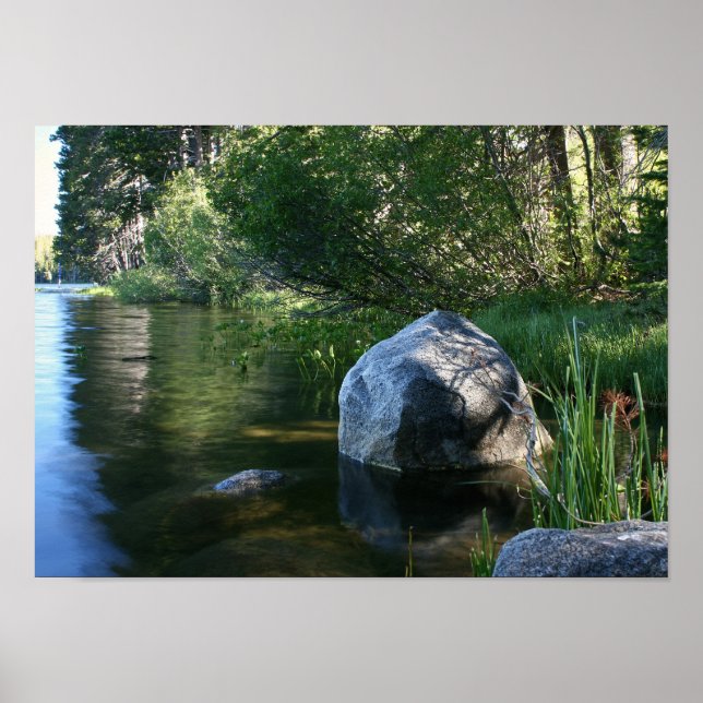 Mountain Lake, Boulder Poster (Front)