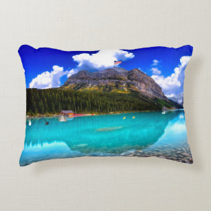 Mountain Lake Decorative Cushion